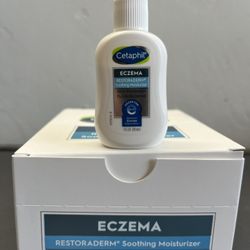 1 BOX (18 MOISTURIZERS) CETAPHIL ECZEMA Restoraderm Soothing 29mL Moisturizers
