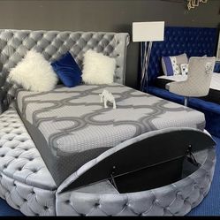 Round Bedroom Sets Cal King Queen Blue Round Square 