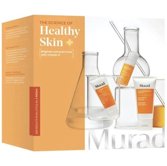 Murad "The Science of Healthy Skin: Brighten + Even Tone with Vitamin C" trial
kit.