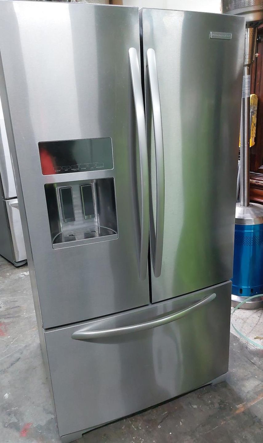 KitchenAid 3-Door French Door Fridge Stainless Steel