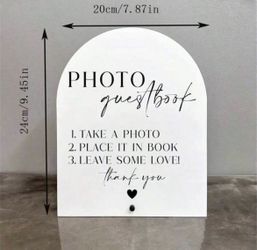 Wedding sign Photo Guestbook