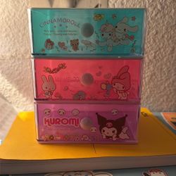 Sanrio desk storage