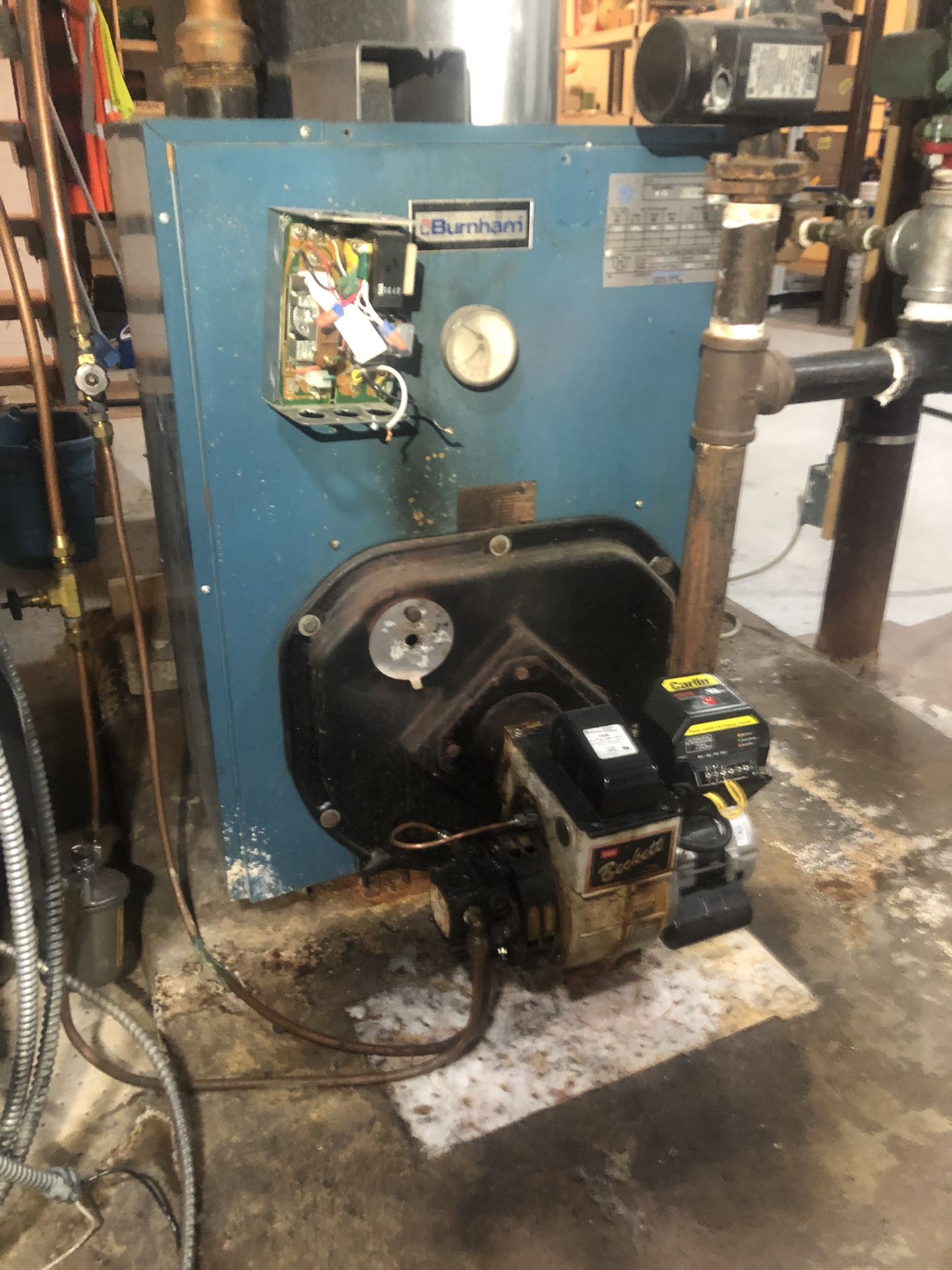 Burnham V-73 Boiler For Parts