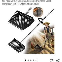 Brand New Chicken Poop Scooper & Rack 