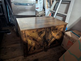 Hidden Wooden Cat Litter Box