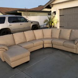 Leather Sectional Couch Nice