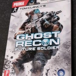 Tom Clancy's Ghost Recon Future Soldier PlayStation 3 Xbox 360 Game Guide Prima