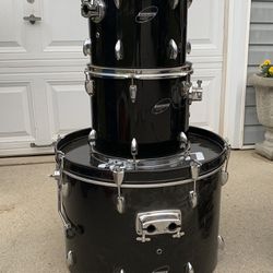 Assorted Drum Pieces And Hardware 