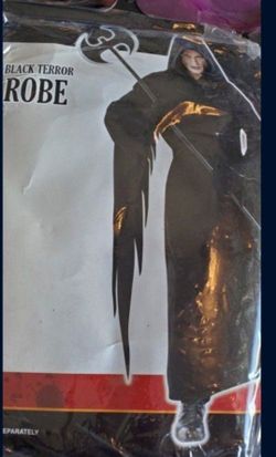 Black Terror Robe Halloween Costume
