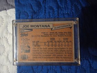 Joe Montana Rookie Card 49ers