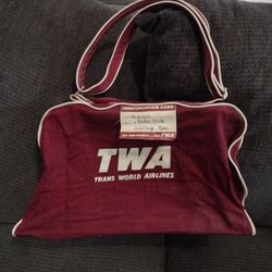 Vintage TWA Carry on bag. 