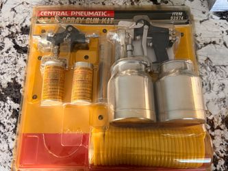 Central Pneumatic Spray Gun Kit Item 93974