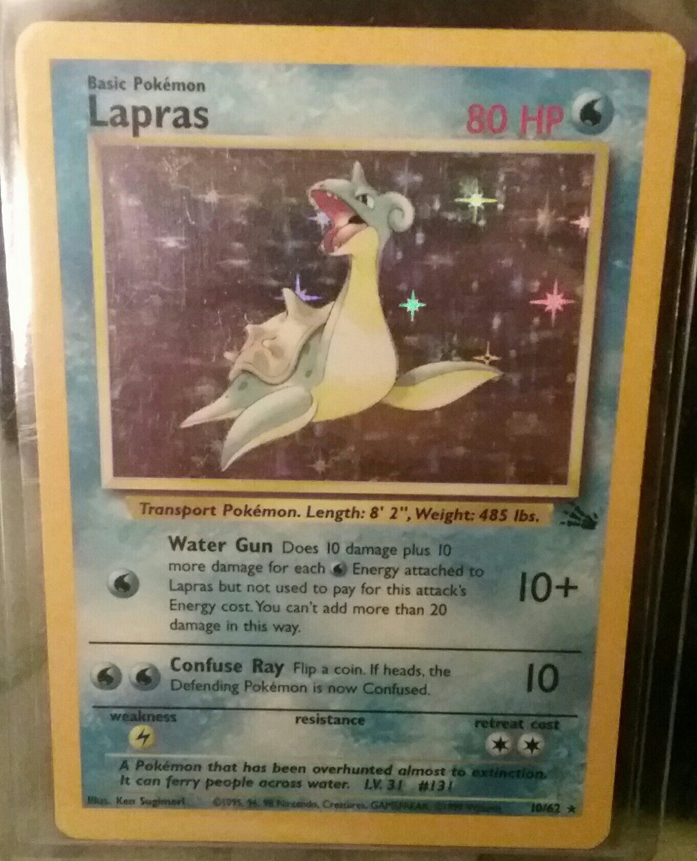 Pokemon Card - Holographic Lapras