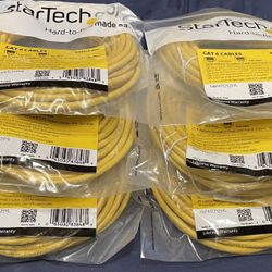 Lot of six Star Trek tech six cables 25 feet mailed to mail or day 45