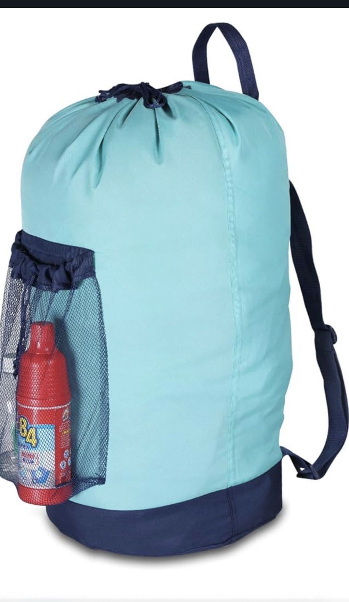 Dalykate Backpack Laundry Bag, Backpack with Shoulder Straps and Mesh Pocket Size 29 "x 24 "