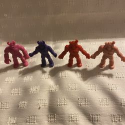 Vintage Set Of 4 M.U.S.C.L.E. Figures 