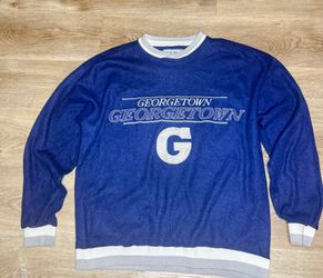 Georgetown University Blue Crewneck Sweatshirt Size Large 