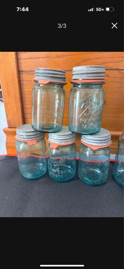 5 vintage Ball Perfect Mason Jars