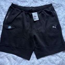New Puma BMW MMS Tech Motorsport Sweat Shorts Mens Size 2XL 