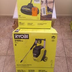 Ryobi pressure washer with surface cleaner