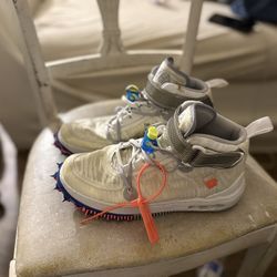 Nike Air Force 1 Mid Off-White White Clear White