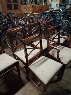 Set of Mahogany Dining Chairs