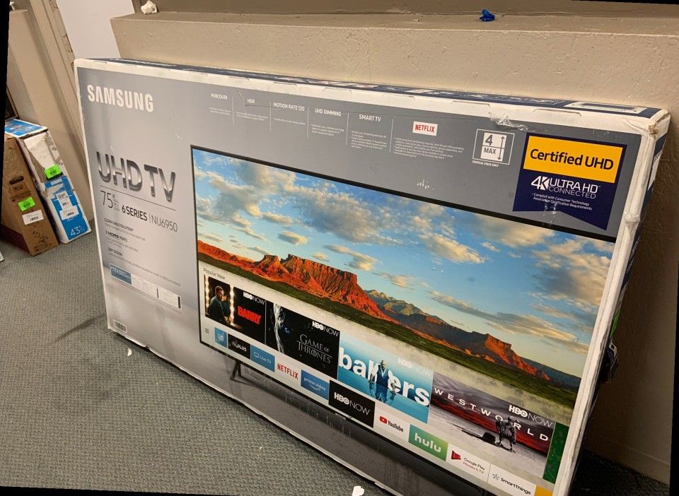 NEW SAMSUNG 75 inch TV  Liquidation sale today 🔥 23A87