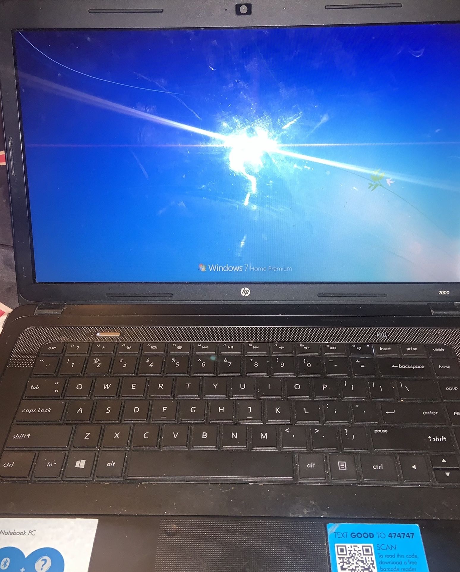 Hp Black Laptop