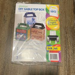 Zumibox DIY Gable Top Box Template #1842