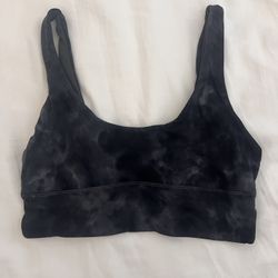lululemon Alignâ„¢ Reversible Bra *Light Support A/B Cup Grey Navy Blue