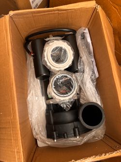 VEVOR SPA Pump 2.5HP Hot Tub Pump 2 Speed 48 Frame with 1.5" & 2" Port, 230V, 175 GPM High Speed & 66 GPM Low Speed, 90° Rotational Interface, SPA Bat
