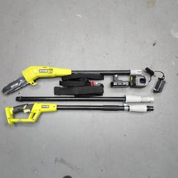 RYOBI ONE+ 18V 8 in. Cordless Battery Pole Saw