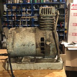 Air Compressor/Piston Sprayer-vintage Wards Powr Kraft