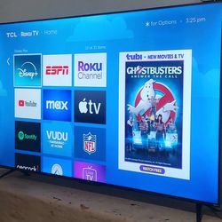 TCL 65"   4K  SMART TV  LED  HDR  With  APPLE TV   DOLBY  VISION  FULL  UHD  2160p 💥( FREE  DELIVERY )  💥NEGOTIABLE 💥