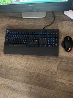 Logitech gaming keyboard and wireless mouse