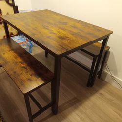 Dining Room Table Bench Style 