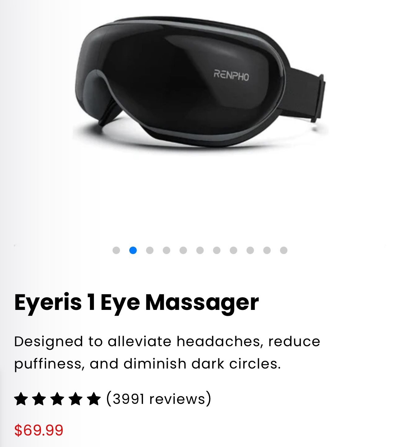 Renpho Eyeris 1 Eye Massager