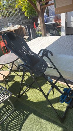 Teeter back stretcher