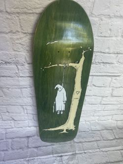 Jim Theibaud Hanging Klansman Rare Skateboard Deck