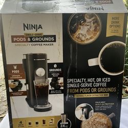 Pods & Grounds Ninja Coffee Maker Unused
