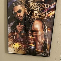 WWE Trick Williams 11x14 Framed Autographed Poster