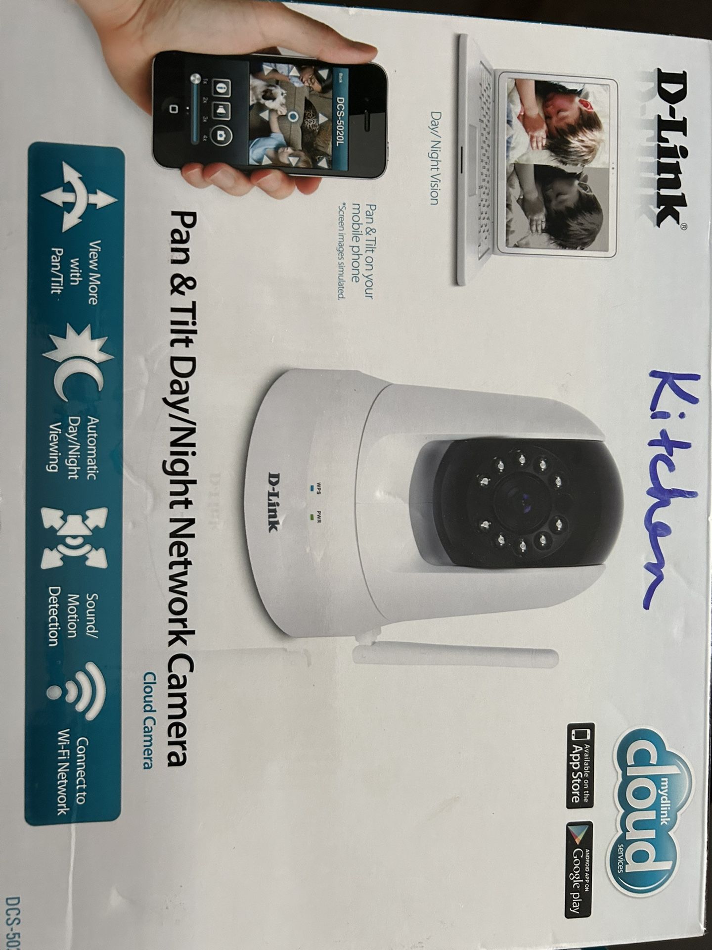 D Link pan and tilt day night network cameras