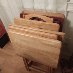 5 TV TRAY TABLES