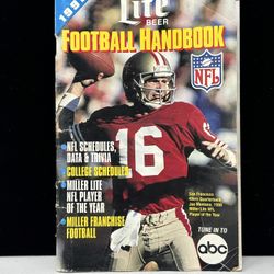 1991 Miller Lite NFL Handbook