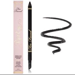 New NIB Too Faced Waterproof Eyeliner Perfect Navy 