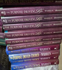 Purpose Driven life/Purpose Driven Church, $7 each