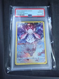 Pokemon diance crown zenith full art psa 10