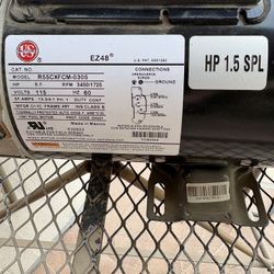 1.5 HP pool/spa Pump