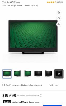 VIZIO 24 inch 720p LED TV D24HN-D1