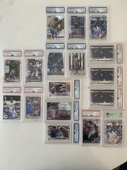 San Diego Padres (13) Fernando Tatis Jr. autograph lot, Manny Machado, RCs (17 total)